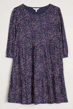 Women Seasalt Cornwall Heron Dip Tiered Jersey Dress