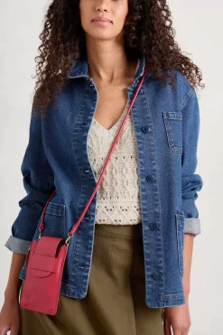 Women Seasalt Cornwall Kelsey Leather Phone Wallet