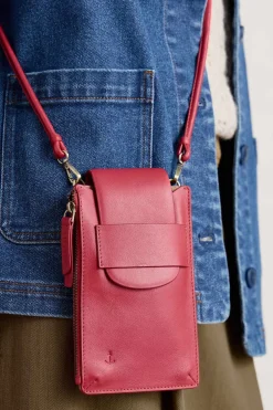 Women Seasalt Cornwall Kelsey Leather Phone Wallet