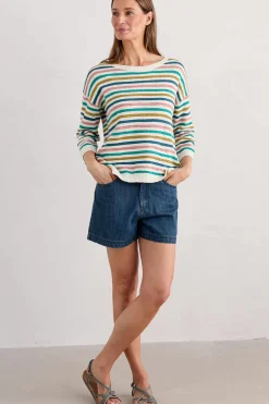 Women Seasalt Cornwall Knavock Striped Jumper