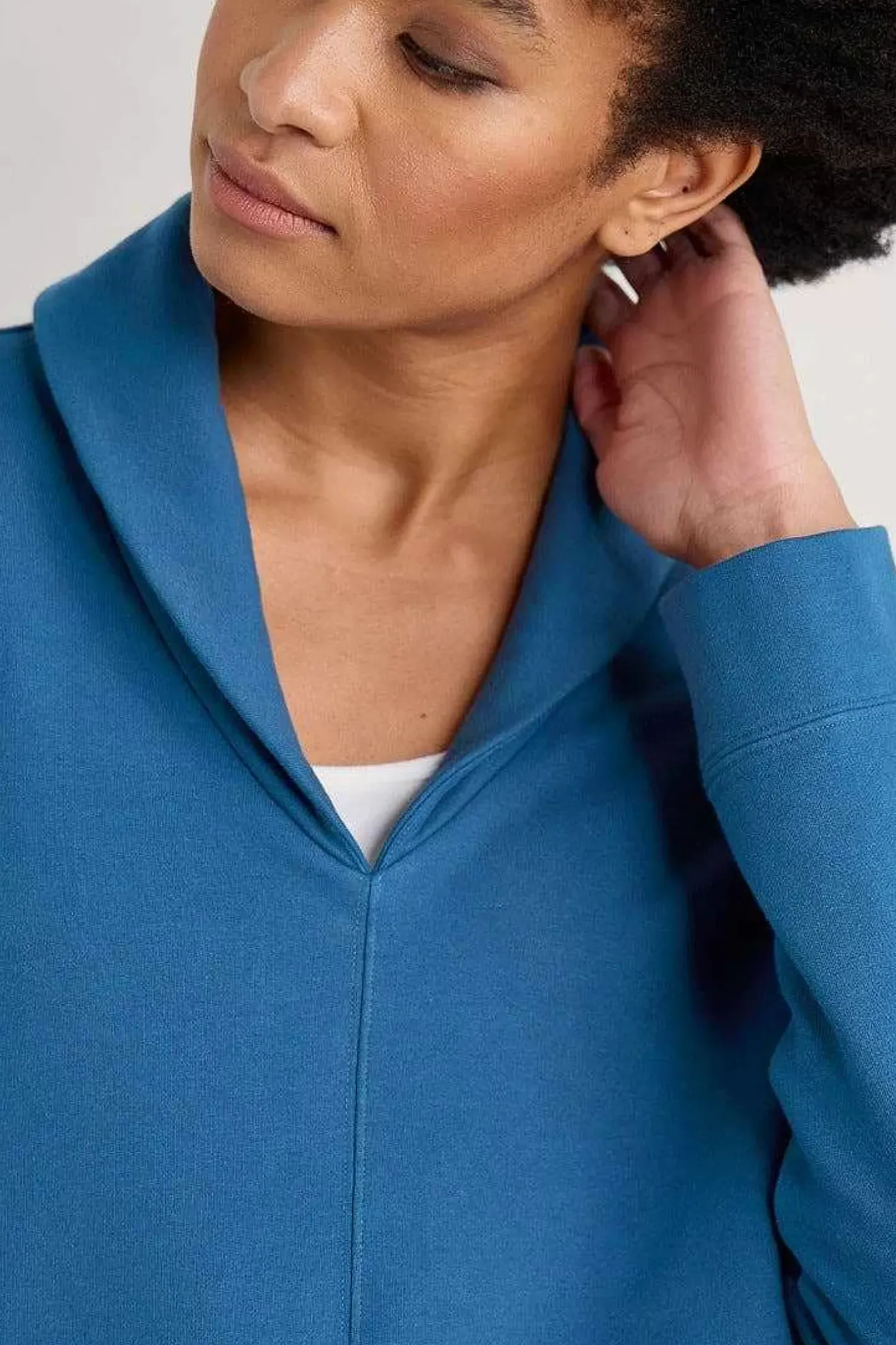 Women Seasalt Cornwall Knot Berry Shawl Neck Sweatshirt