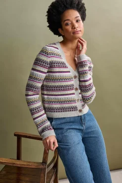 Women Seasalt Cornwall Lamorna Lane Fair Isle Cardigan