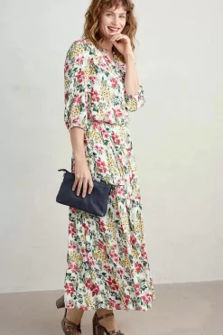 Women Seasalt Cornwall Lethlean Pleated Maxi Skirt