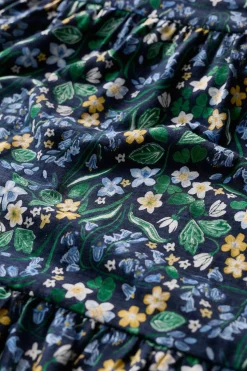 Women Seasalt Cornwall Line Strokes Tiered Jersey Dress (Gots)