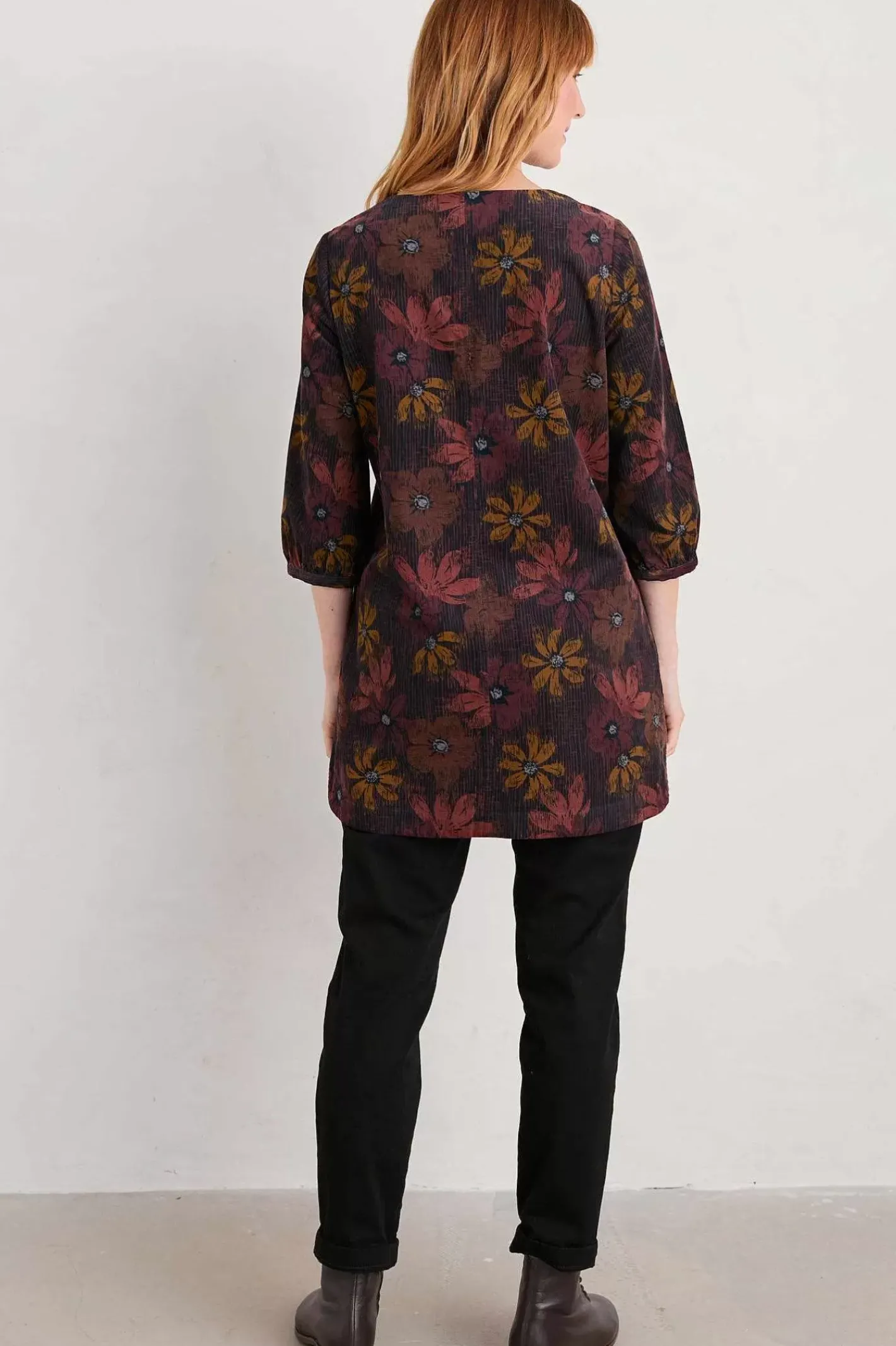 Women Seasalt Cornwall Loganberry Organic Cotton Tunic