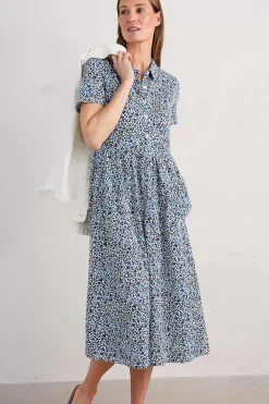 Women Seasalt Cornwall Mainland Jersey Midi Dress