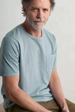 Men Seasalt Cornwall Men's Carreck Pigment-Dyed T-Shirt