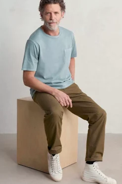 Men Seasalt Cornwall Men's Carreck Pigment-Dyed T-Shirt