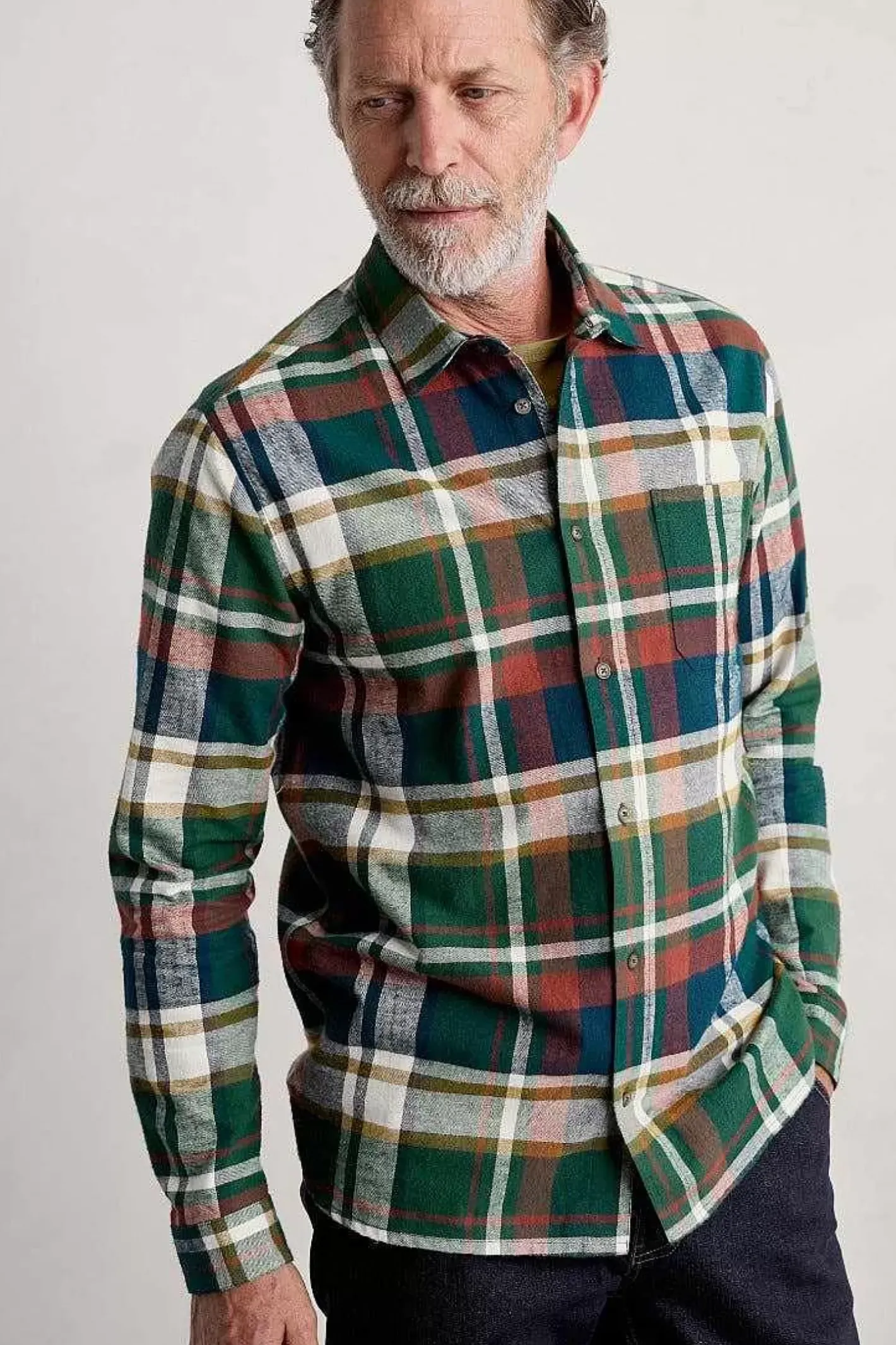 Men Seasalt Cornwall Men's Fathomer Checked Shirt