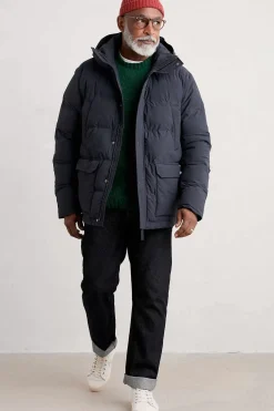 Men Seasalt Cornwall Men's Gatekeeper Waterproof Puffer Coat