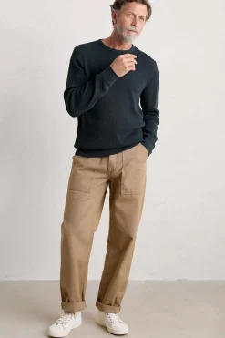 Men Seasalt Cornwall Men's Jackline Waffle Jersey Top