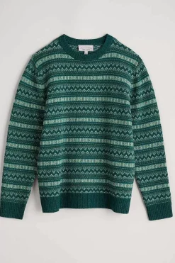 Men Seasalt Cornwall Men's Layline Fair Isle Jumper