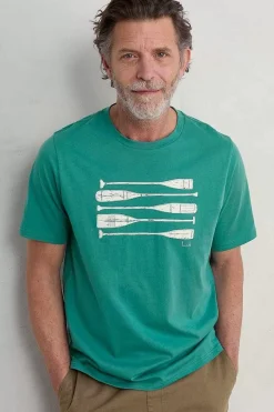 Women Seasalt Cornwall Men's Midwatch Organic Cotton T-Shirt