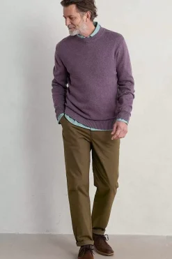 Men Seasalt Cornwall Men's Moorstone Knitted Organic Cotton Jumper