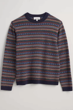 Men Seasalt Cornwall Men's Polventon Fair Isle Jumper
