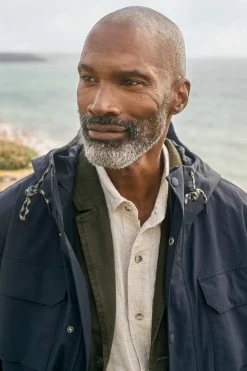 Men Seasalt Cornwall Men's Porthcurno Waterproof Jacket