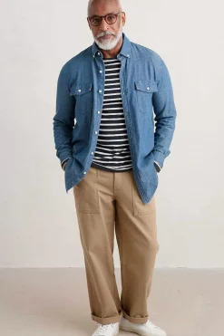 Women Seasalt Cornwall Men's Sailor Shirt (Gots)