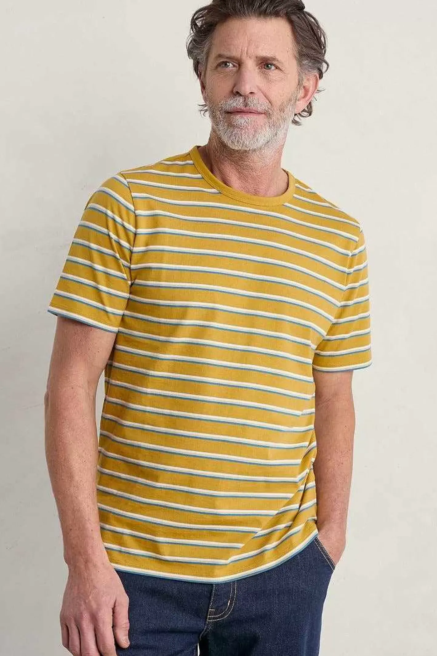 Women Seasalt Cornwall Men's Seven Seas Sailor Tee (Gots)