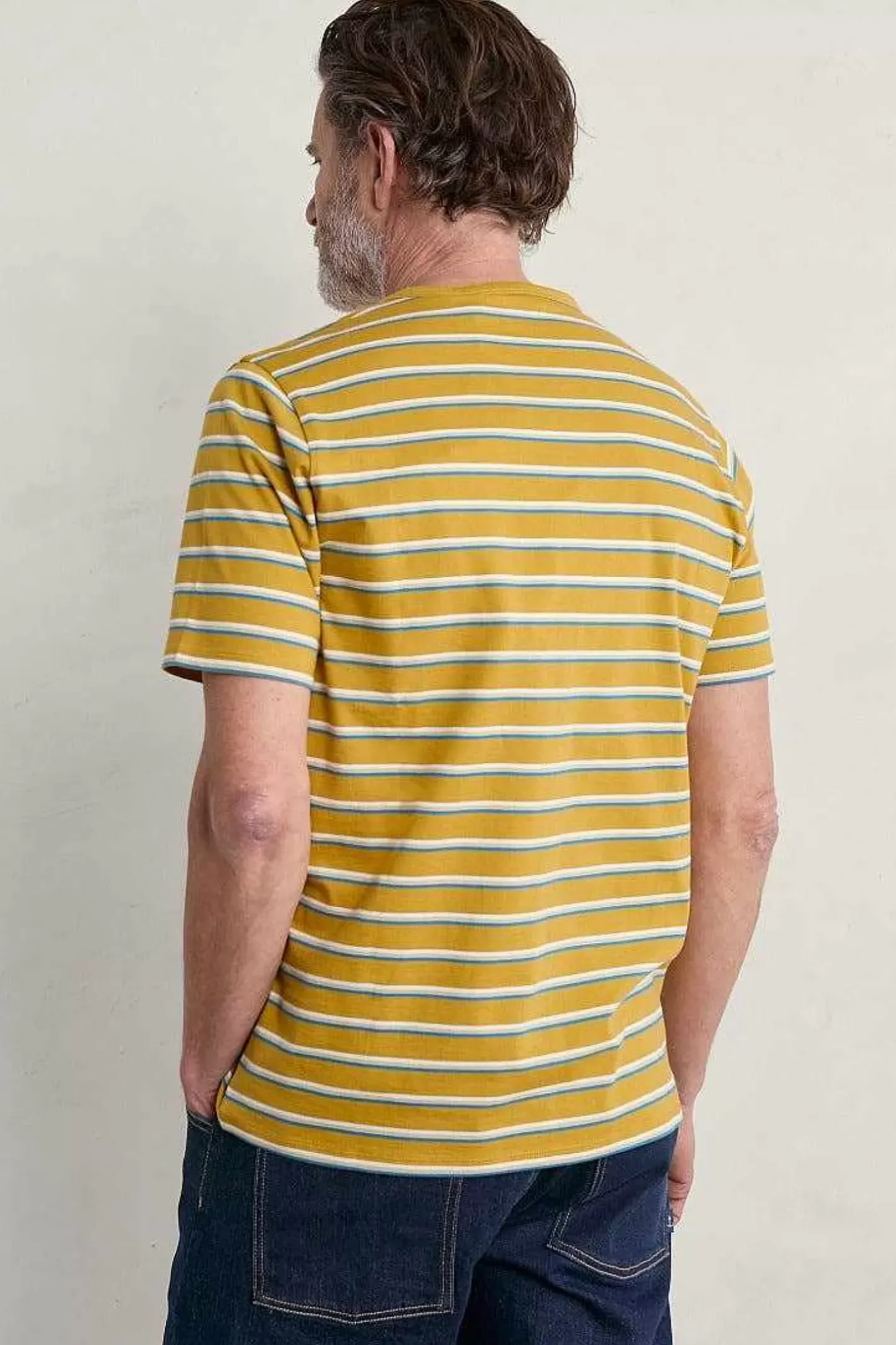 Women Seasalt Cornwall Men's Seven Seas Sailor Tee (Gots)