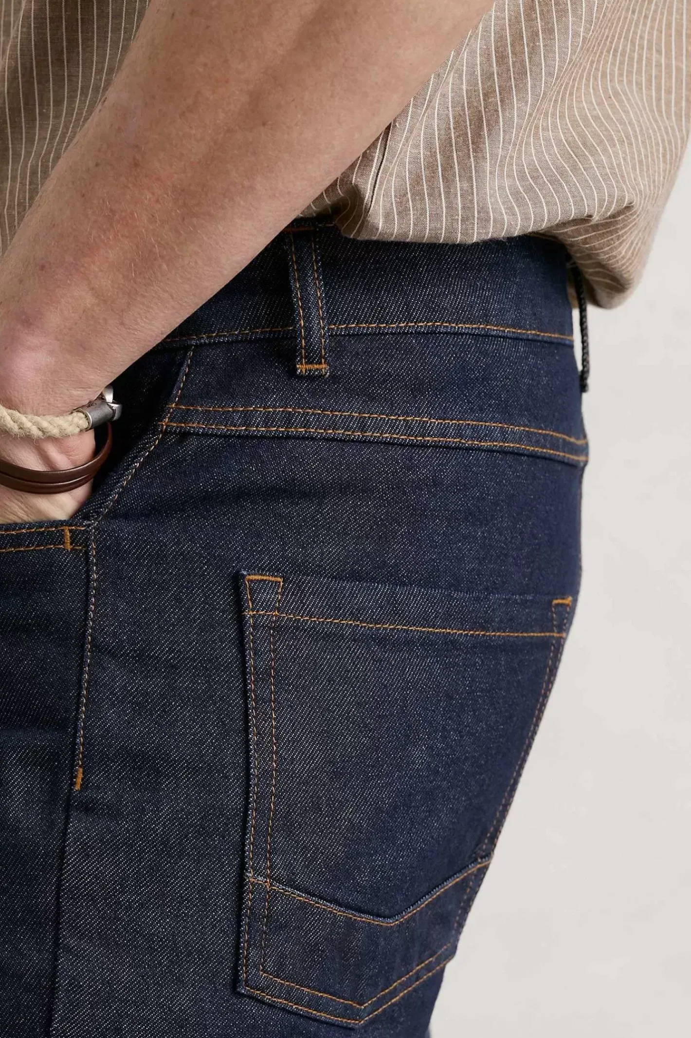 Men Seasalt Cornwall Men's Steersman Organic Cotton Straight Leg Jeans