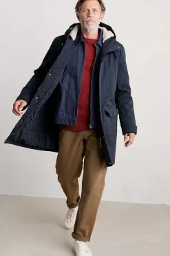 Men Seasalt Cornwall Men's Tidesman Waterproof Coat