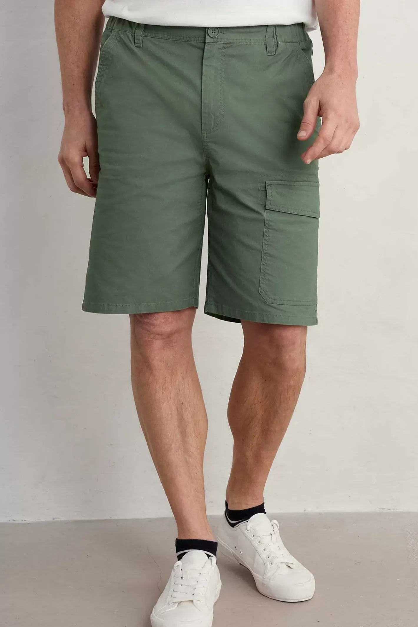 Men Seasalt Cornwall Men's Tillerman Organic Cotton Cargo Shorts