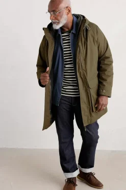 Men Seasalt Cornwall Men's Tin Coast Waterproof 3 In 1 Coat