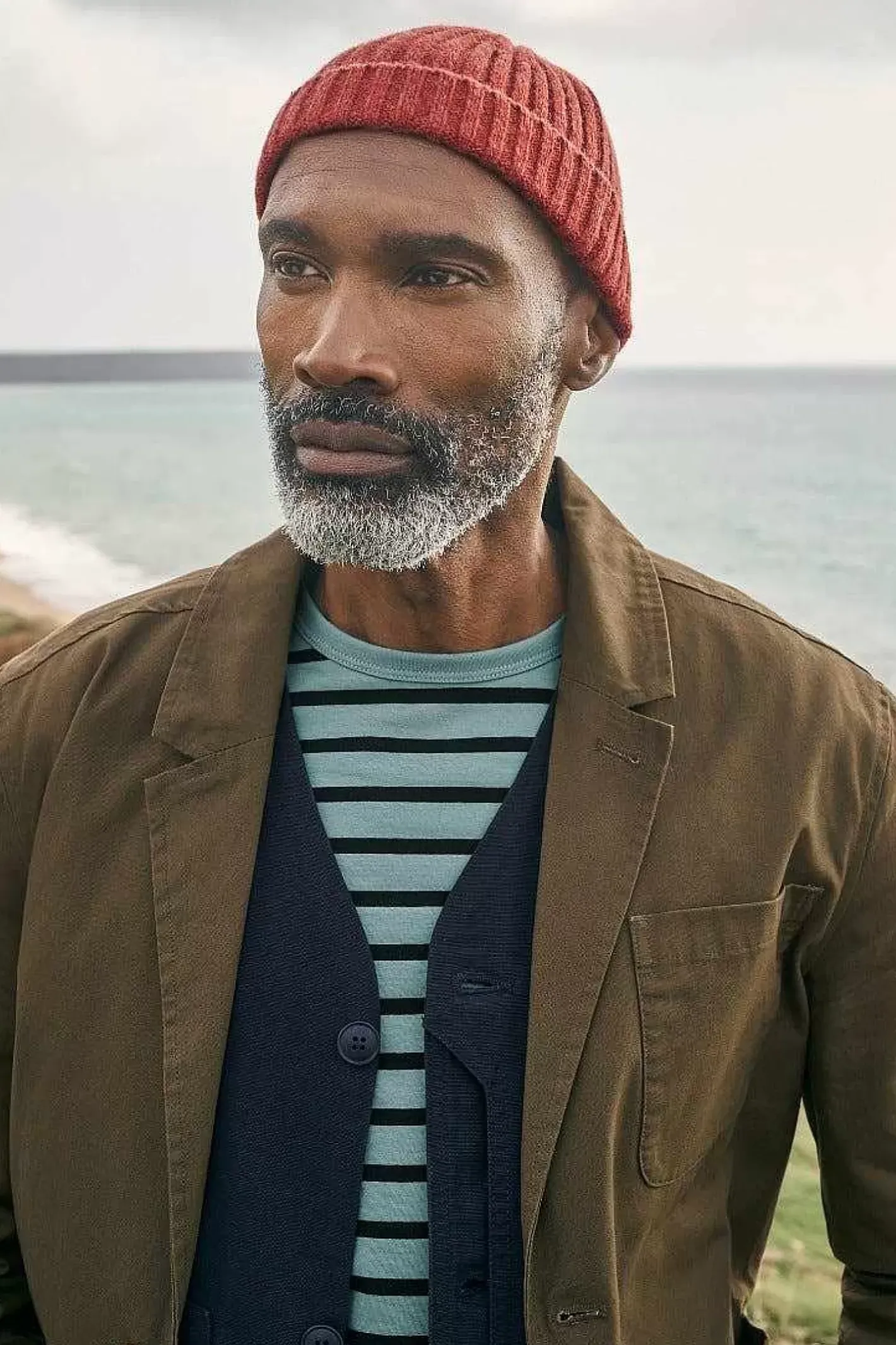 Men Seasalt Cornwall Men's Towen Organic Cotton Blazer