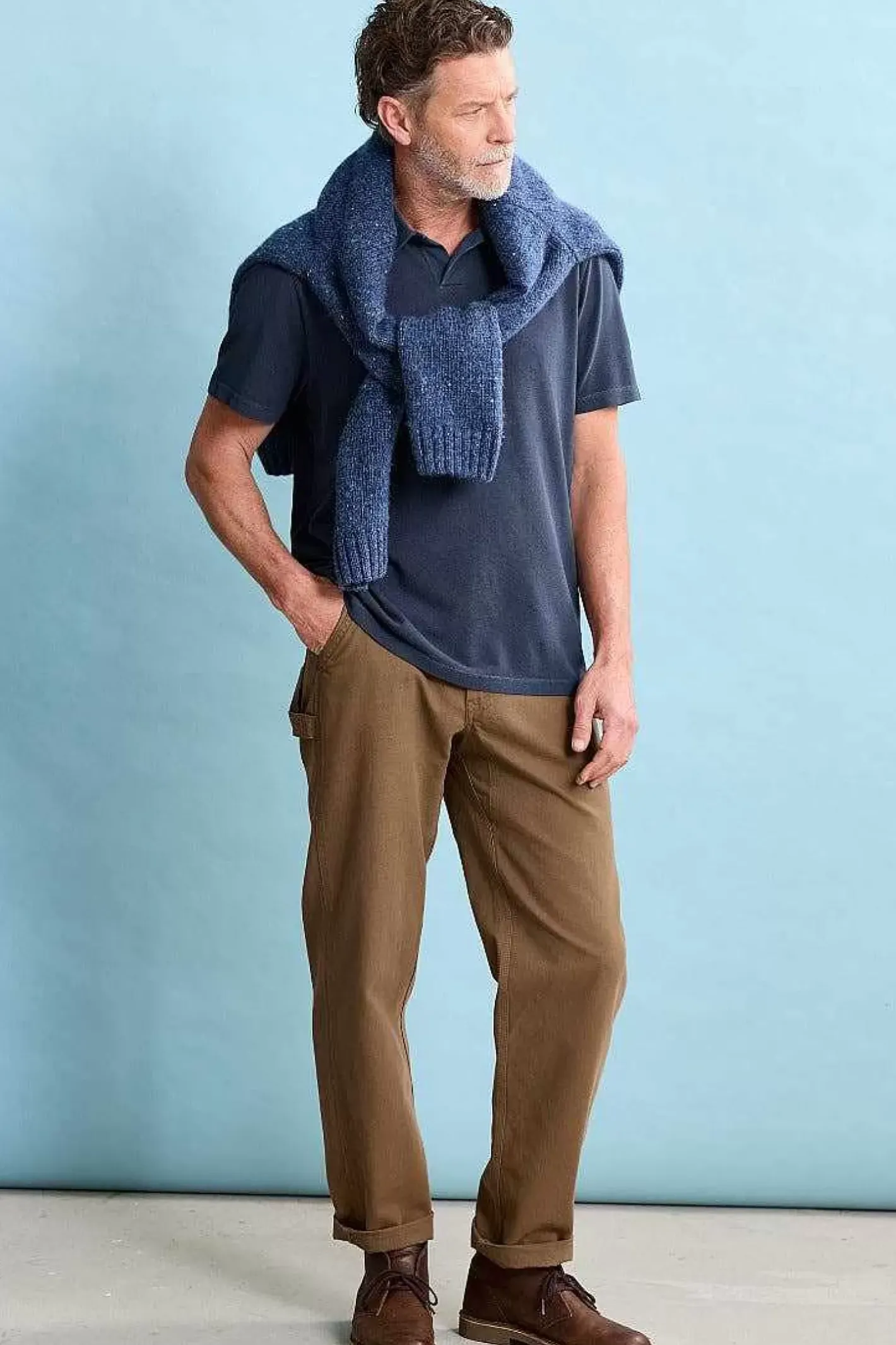 Men Seasalt Cornwall Men's Treve Organic Cotton Polo