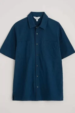 Men Seasalt Cornwall Men's Trewavas Short Sleeve Shirt (Gots)
