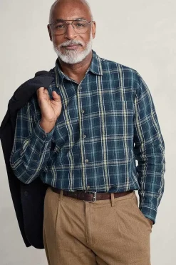 Men Seasalt Cornwall Men's Tristan Organic Cotton Shirt