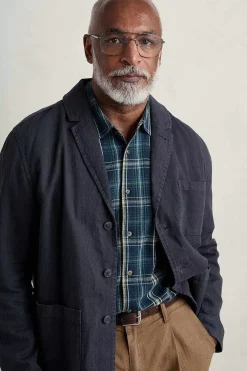 Men Seasalt Cornwall Men's Tristan Organic Cotton Shirt