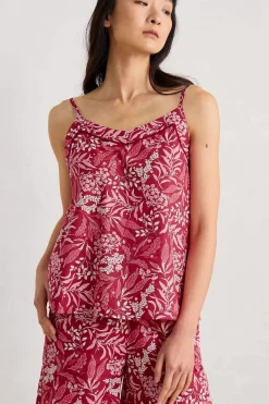 Women Seasalt Cornwall Moonflower Vest Top Pyjama Set