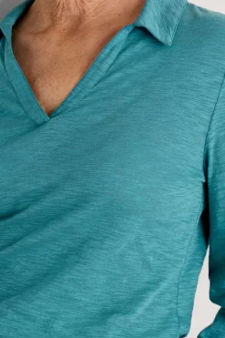 Women Seasalt Cornwall Owles Point V-Neck Jersey Shirt