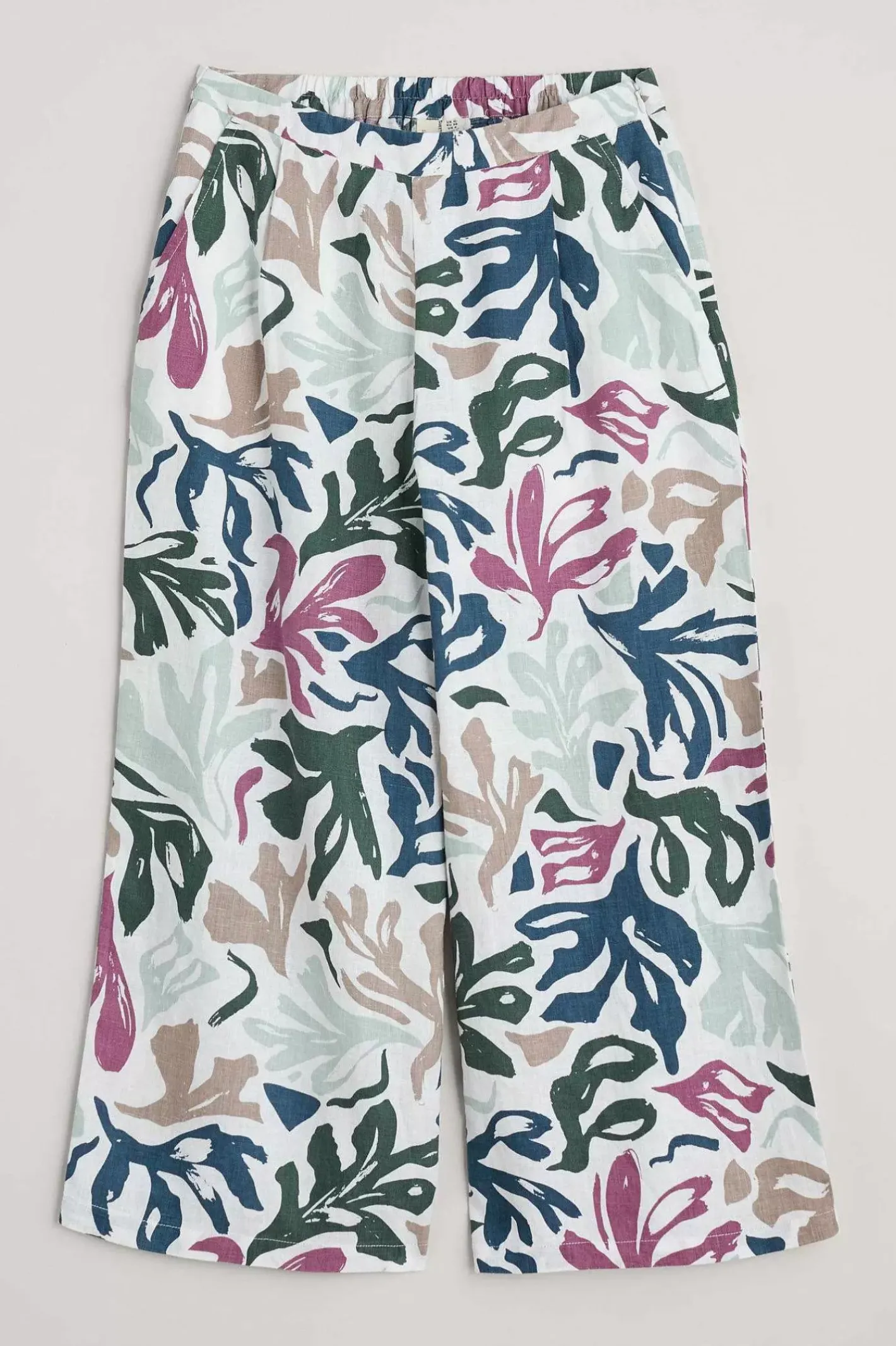 Women Seasalt Cornwall Peaceful Haven Linen Culottes