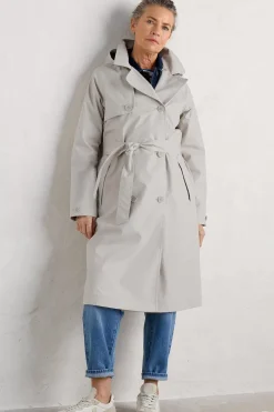 Women Seasalt Cornwall Penweathers Waterproof Trench Coat