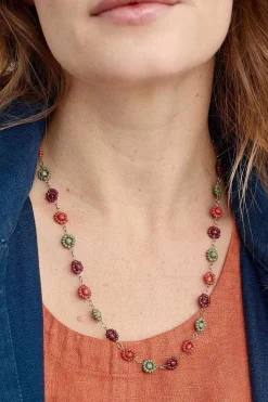 Women Seasalt Cornwall Polyantha Floral Bead Necklace