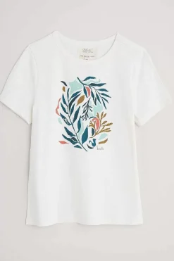 Women Seasalt Cornwall Printing Ink Organic Cotton T-Shirt