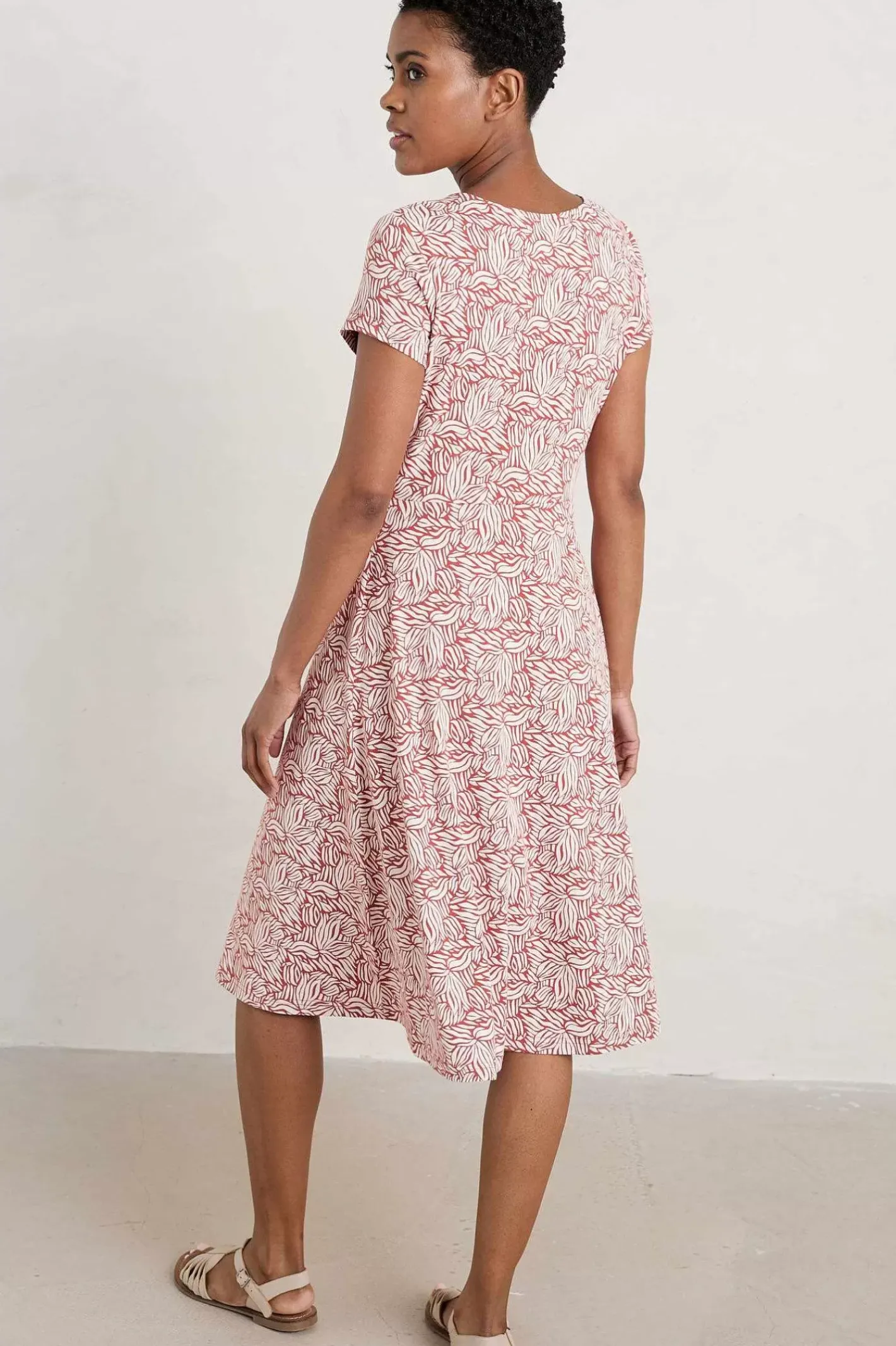 Women Seasalt Cornwall Riviera Fit-And-Flare Jersey Dress