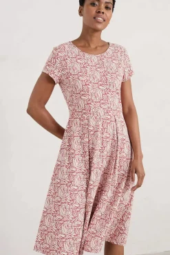 Women Seasalt Cornwall Riviera Fit-And-Flare Jersey Dress