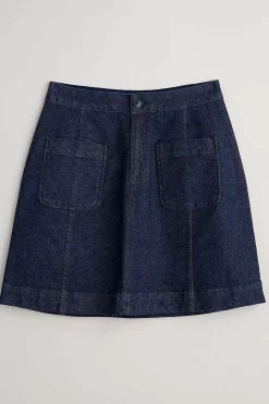 Women Seasalt Cornwall Rolling Sands Denim Skirt
