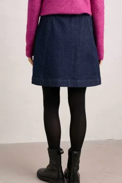 Women Seasalt Cornwall Rolling Sands Denim Skirt