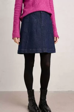Women Seasalt Cornwall Rolling Sands Denim Skirt