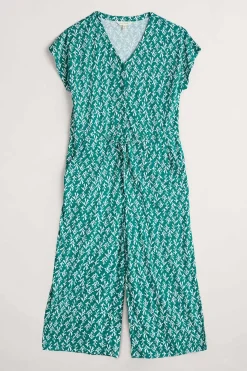 Women Seasalt Cornwall Rose Trellis Wide Leg Jumpsuit
