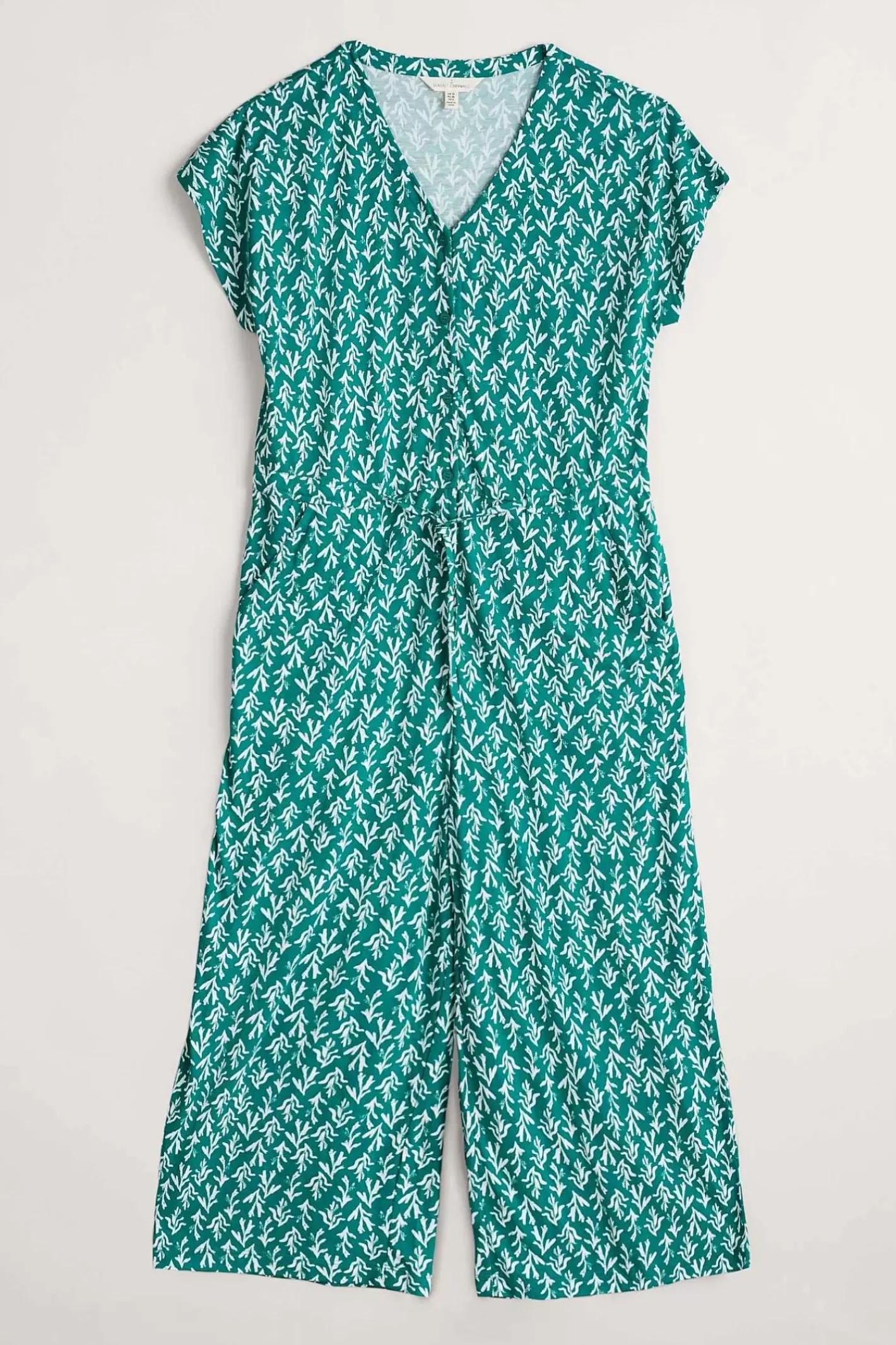 Women Seasalt Cornwall Rose Trellis Wide Leg Jumpsuit