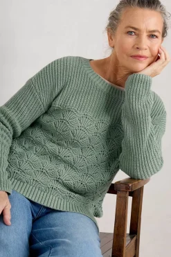 Women Seasalt Cornwall Sea Bird Organic Cotton Jumper