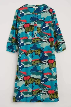 Women Seasalt Cornwall Sea Call A-Line Dress