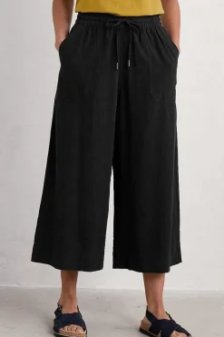 Women Seasalt Cornwall Sea Heart Linen Blend Culottes