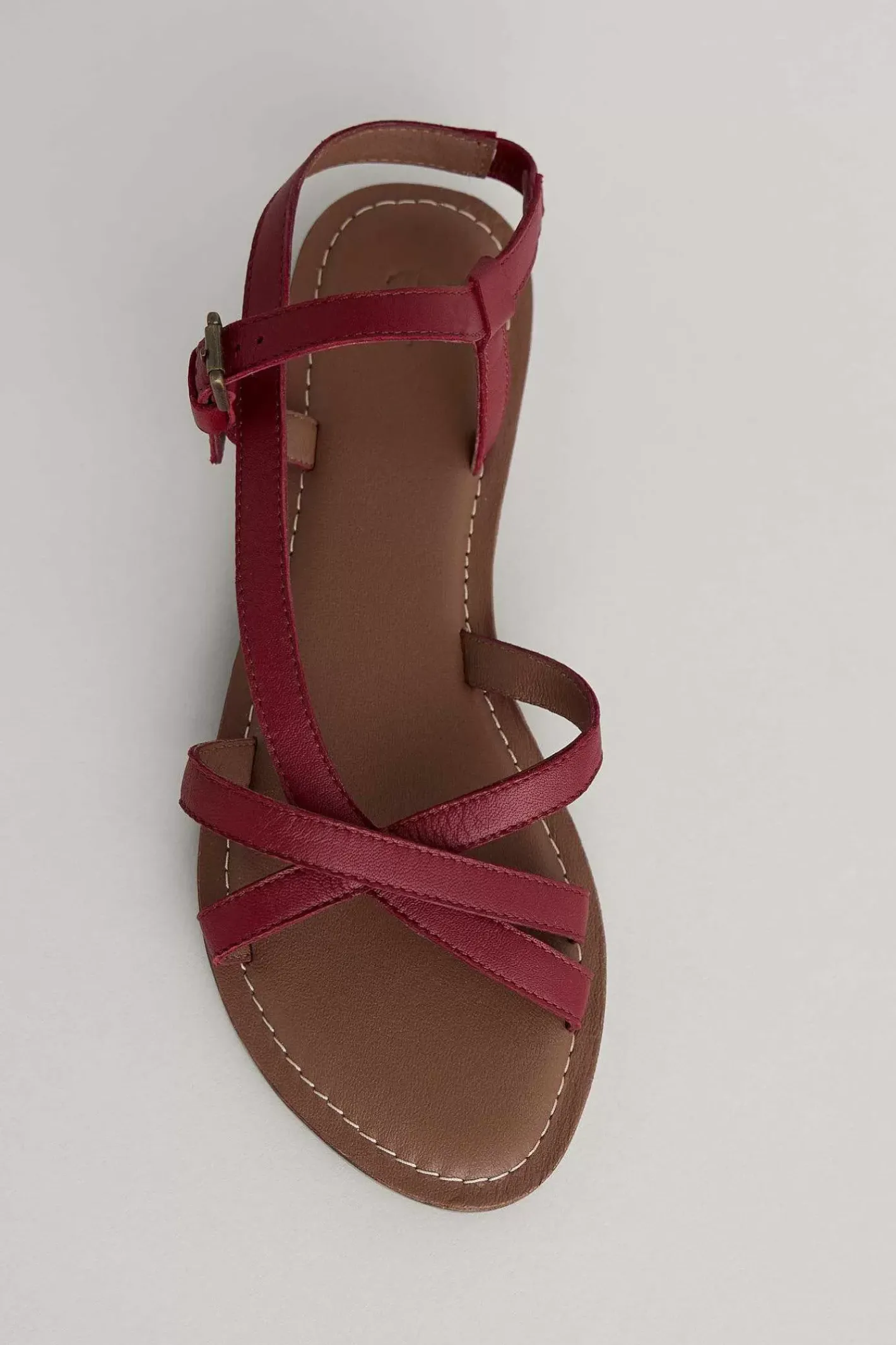 Women Seasalt Cornwall Sea Step Strappy Leather Sandals