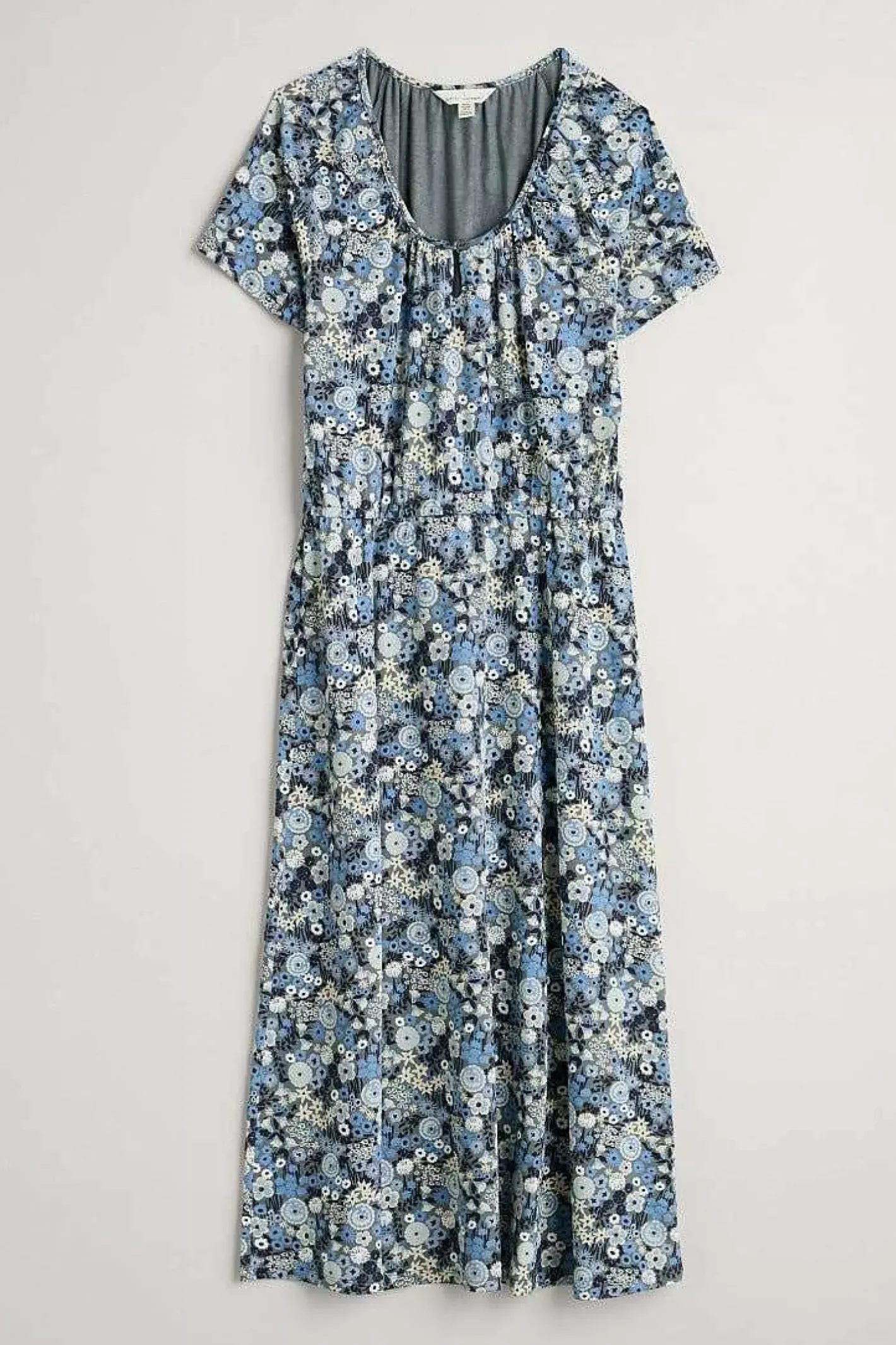 Women Seasalt Cornwall Sea Studio Short Sleeve Dress
